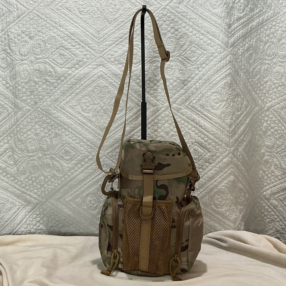 Men's Camouflage Daypack with Tan Accents